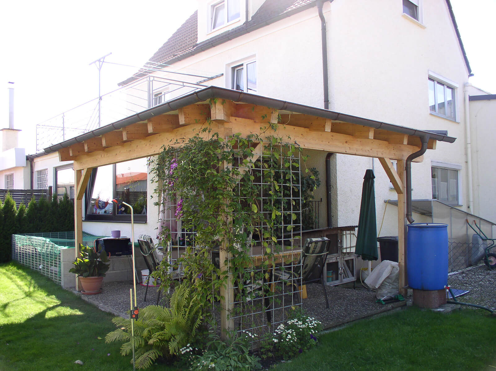 holzbau vordach